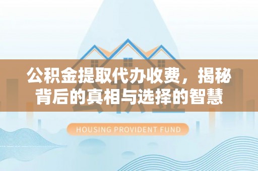 镇巴公积金提取代办收费，揭秘背后的真相与选择的智慧