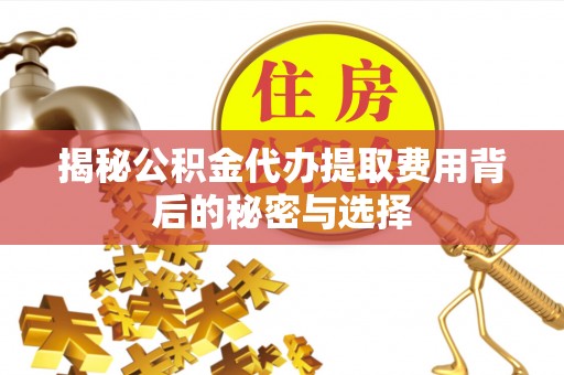 镇巴揭秘公积金代办提取费用背后的秘密与选择