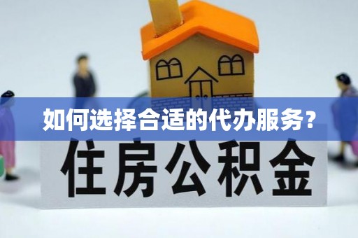 镇巴如何选择合适的代办服务？