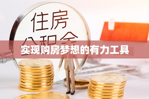 镇巴实现购房梦想的有力工具