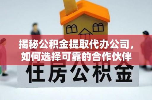 镇巴揭秘公积金提取代办公司，如何选择可靠的合作伙伴