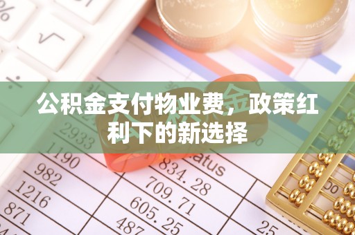 镇巴公积金支付物业费，政策红利下的新选择
