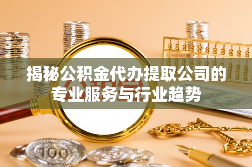 镇巴揭秘公积金代办提取公司的专业服务与行业趋势