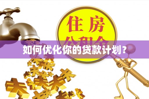 镇巴如何优化你的贷款计划？